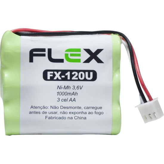 Bateria P/ Telefone sem Fio 3,6 AA 1000MAH FLEX (68643)