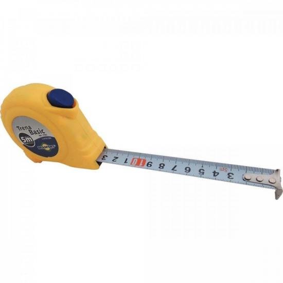 Trena Auto Trava Basic 5m x 19mm BRASFORT por 0,00 à vista no boleto/pix ou parcele em até 1x sem juros. Compre na loja Mundomax!