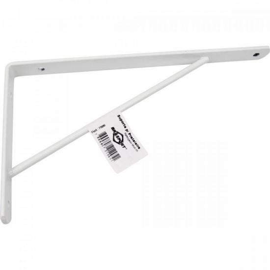 Suporte Reforçado para Prateleira 23x2cm BRASFORT por 0,00 à vista no boleto/pix ou parcele em até 1x sem juros. Compre na loja Mundomax!