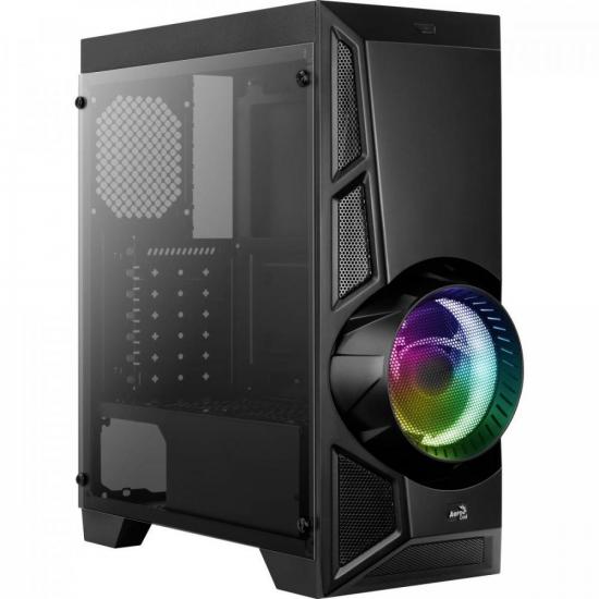 Gabinete Gamer Mid Tower RGB Aero Engine AEROCOOL por 237,90 à vista no boleto/pix ou parcele em até 9x sem juros. Compre na loja Mundomax!