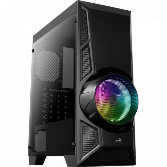Gabinete Gamer Mid Tower RGB Aero Engine AEROCOOL por 237,90 à vista no boleto/pix ou parcele em até 9x sem juros. Compre na loja Mundomax!