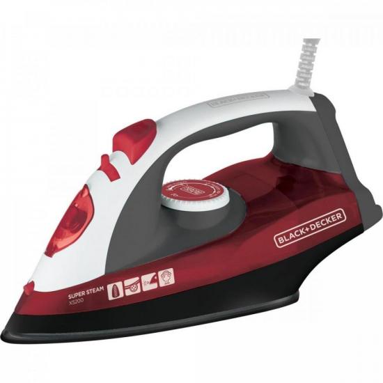 Ferro a Vapor X5200 127V BLACK & DECKER por 0,00 à vista no boleto/pix ou parcele em até 1x sem juros. Compre na loja Mundomax!