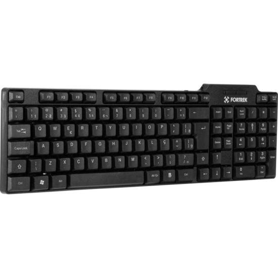 Teclado Fortrek SKL-106 Standard USB Preto FK 325K por 38,00 à vista no boleto/pix ou parcele em até 1x sem juros. Compre na loja Mundomax!