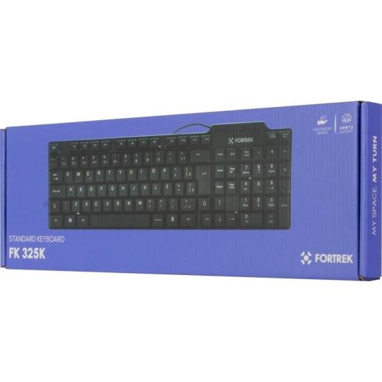 Teclado Fortrek SKL-106 Standard USB Preto FK 325K por 38,00 à vista no boleto/pix ou parcele em até 1x sem juros. Compre na loja Mundomax!
