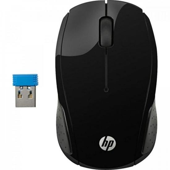 Mouse Wireless S/ Fio X200 Oman Preto HP por 73,90 à vista no boleto/pix ou parcele em até 2x sem juros. Compre na loja Mundomax!