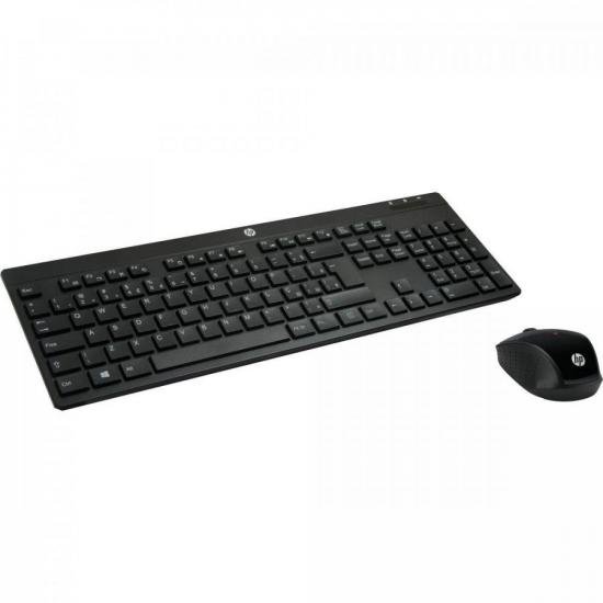 Kit Teclado + Mouse Wireless C200 Preto HP por 0,00 à vista no boleto/pix ou parcele em até 1x sem juros. Compre na loja Mundomax!