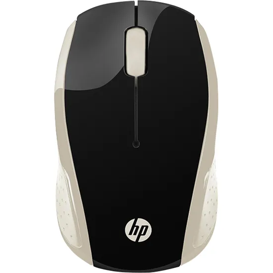 Mouse sem Fio 1000 DPI X200 Dourado OMAN HP (68791)