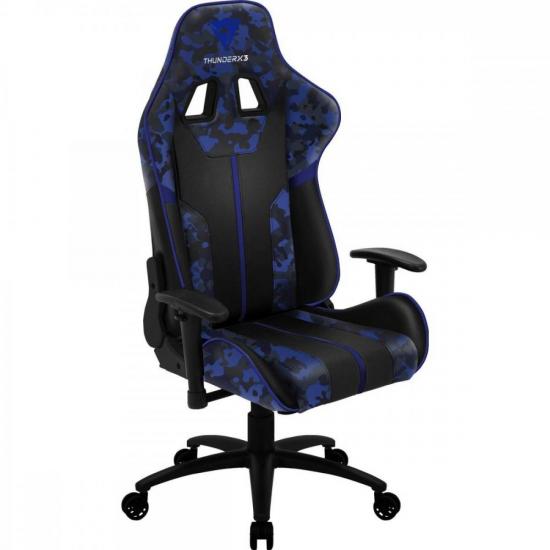 Cadeira Gamer ThunderX3 BC3 Camo Admiral Azul por 1.451,99 à vista no boleto/pix ou parcele em até 12x sem juros. Compre na loja Mundomax!