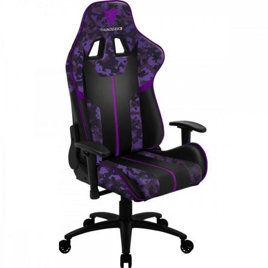 Cadeira Gamer ThunderX3 BC3 Camo/RX Ultra Violet por 1.699,90 à vista no boleto/pix ou parcele em até 12x sem juros. Compre na loja Thunderx3!
