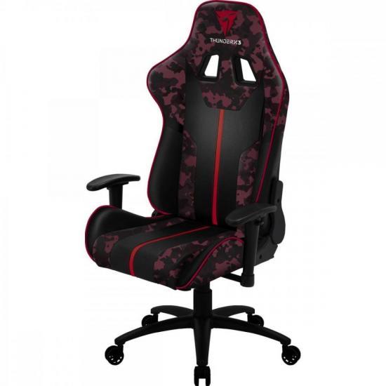 Cadeira Gamer ThunderX3 BC3 Camo Blood Dusk Vermelha por 1.572,99 à vista no boleto/pix ou parcele em até 12x sem juros. Compre na loja Mundomax!