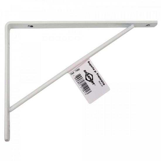 Suporte para Prateleira 18x1,2cm BRASFORT por 3,90 à vista no boleto/pix ou parcele em até 1x sem juros. Compre na loja Mundomax!