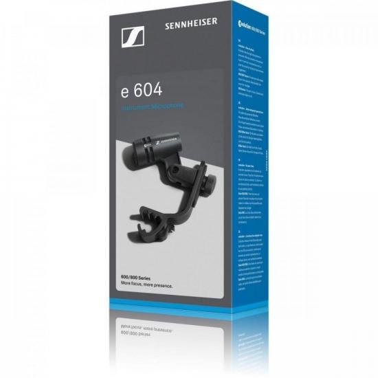Microfone Dinâmico Sennheiser E604 Cardióide por 1.377,00 à vista no boleto/pix ou parcele em até 12x sem juros. Compre na loja Mundomax!