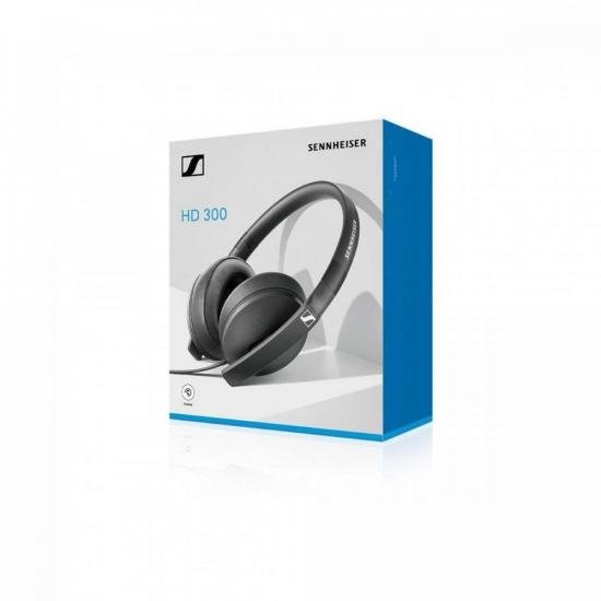 Fone de Ouvido Sennheiser HD300 Preto por 499,99 à vista no boleto/pix ou parcele em até 10x sem juros. Compre na loja Mundomax!