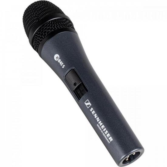 Microfone Dinâmico Sennheiser E845-S Super Cardióide por 993,00 à vista no boleto/pix ou parcele em até 10x sem juros. Compre na loja Mundomax!