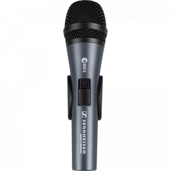 Microfone Dinâmico Sennheiser E835-S Cardióide por 1.199,00 à vista no boleto/pix ou parcele em até 12x sem juros. Compre na loja Mundomax!