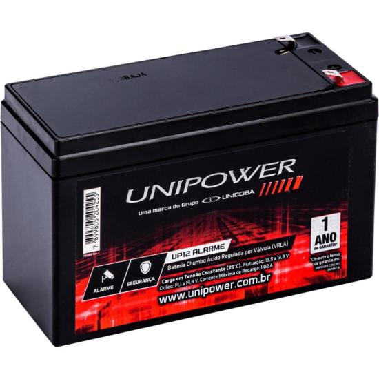 Bateria Selada 12V 4Ah UP12 Alarme Unipower (68996)