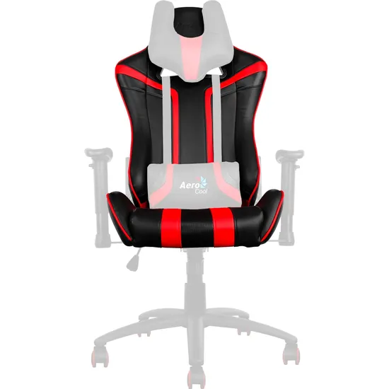 Kit Encosto e Assento Para Cadeira AC120C Preto/Vermelho Aerocool por 649,90 à vista no boleto/pix ou parcele em até 10x sem juros. Compre na loja Aerocool!
