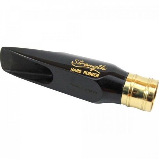 Boquilha para Sax Alto Strength Hard Rubber 7 Preta EVERTON por 0,00 à vista no boleto/pix ou parcele em até 1x sem juros. Compre na loja Mundomax!