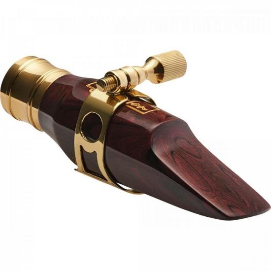 Boquilha para Sax Alto Strenght Hard Rubber Marble 7 Marrom EVERTON por 0,00 à vista no boleto/pix ou parcele em até 1x sem juros. Compre na loja Mundomax!