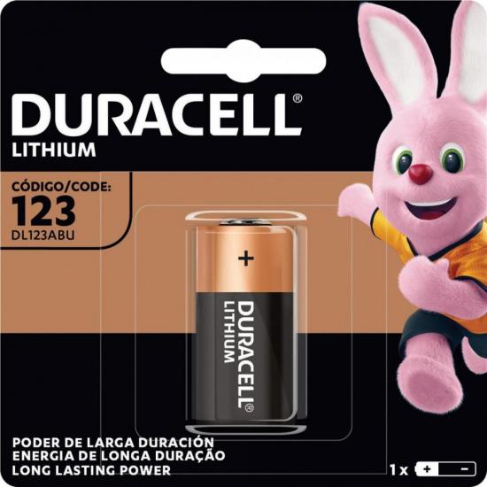 Bateria de Litio 3V CR123 DURACELL por 0,00 à vista no boleto/pix ou parcele em até 1x sem juros. Compre na loja Mundomax!