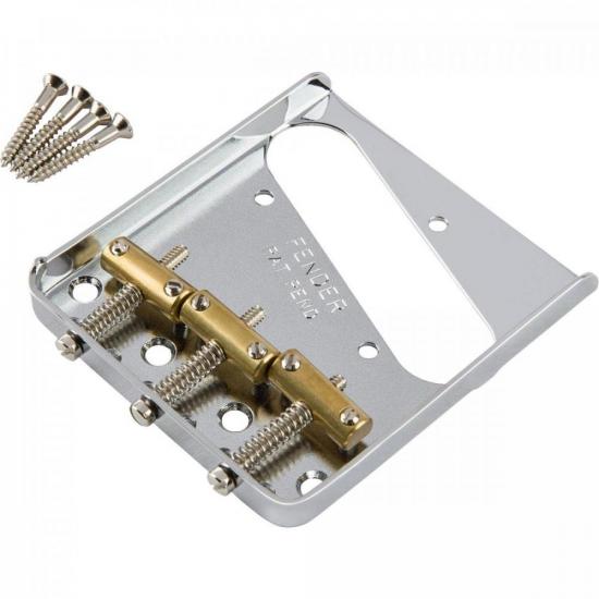 Ponte FENDER 3 Parafusos Telecaster Vintage Chrome por 329,90 à vista no boleto/pix ou parcele em até 10x sem juros. Compre na loja Mundomax!