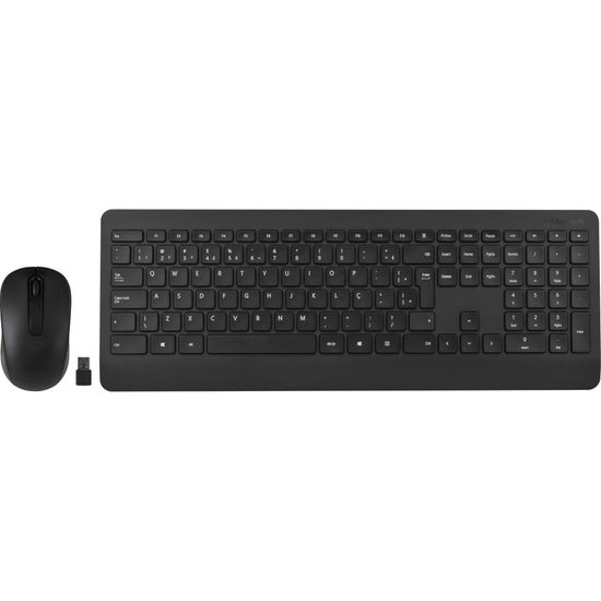 Kit Teclado + Mouse sem Fio USB 900 Preto MICROSOFT por 0,00 à vista no boleto/pix ou parcele em até 1x sem juros. Compre na loja Mundomax!