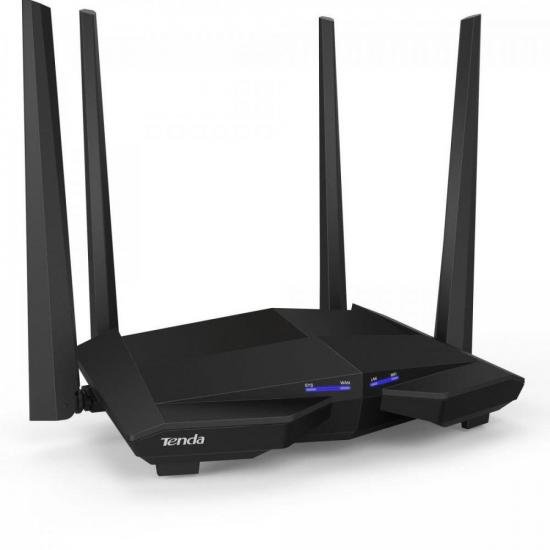 Roteador Gigabit Dual Wifi 1200Mbps AC10 Preto TENDA por 449,99 à vista no boleto/pix ou parcele em até 10x sem juros. Compre na loja Mundomax!