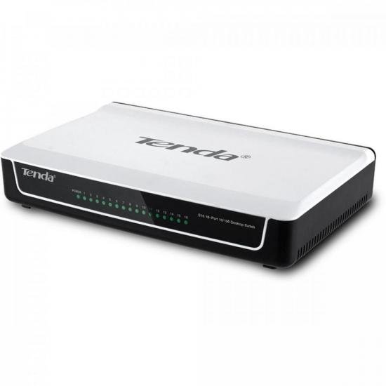 Switch 16 Portas 100MBPS S16 TENDA por 187,90 à vista no boleto/pix ou parcele em até 7x sem juros. Compre na loja Mundomax!