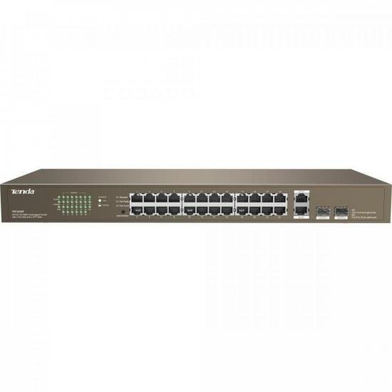 Switch 24 Portas 2000MBPS TEF1026F TENDA por 606,90 à vista no boleto/pix ou parcele em até 10x sem juros. Compre na loja Mundomax!