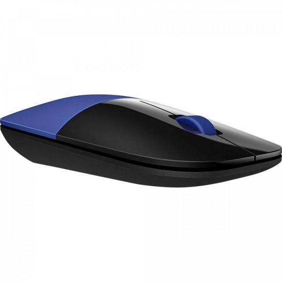 Mouse sem Fio USB 1200 DPI Z3700 Preto/Azul HP por 0,00 à vista no boleto/pix ou parcele em até 1x sem juros. Compre na loja Mundomax!