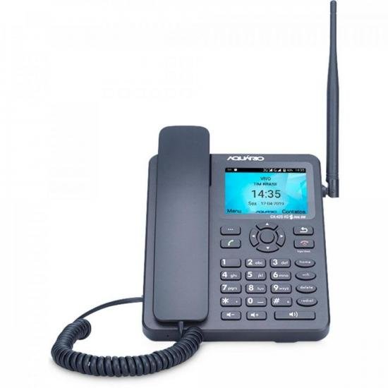 Telefone Celular Fixo 4G 2 Chip CA42S Preto Aquário (69321)