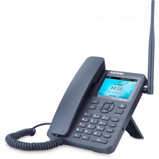Telefone Celular Fixo 4G 2 Chip CA42S Preto Aquário por 679,99 à vista no boleto/pix ou parcele em até 10x sem juros. Compre na loja Mundomax!