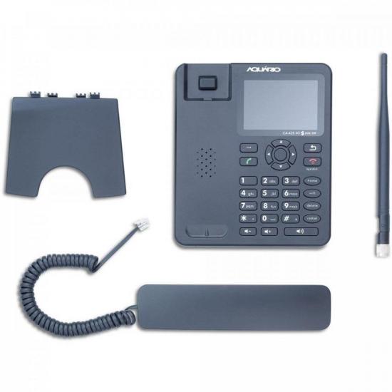 Telefone Celular Fixo 4G 2 Chip CA42S Preto Aquário por 679,99 à vista no boleto/pix ou parcele em até 10x sem juros. Compre na loja Mundomax!