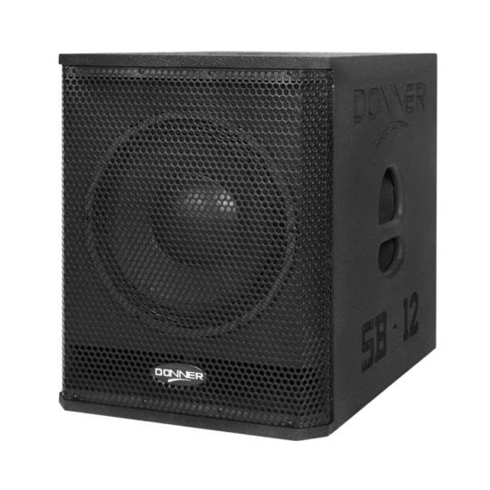 Subwoofer Ativo 12\" 500W Preto DONNER por 2.499,00 à vista no boleto/pix ou parcele em até 12x sem juros. Compre na loja Mundomax!