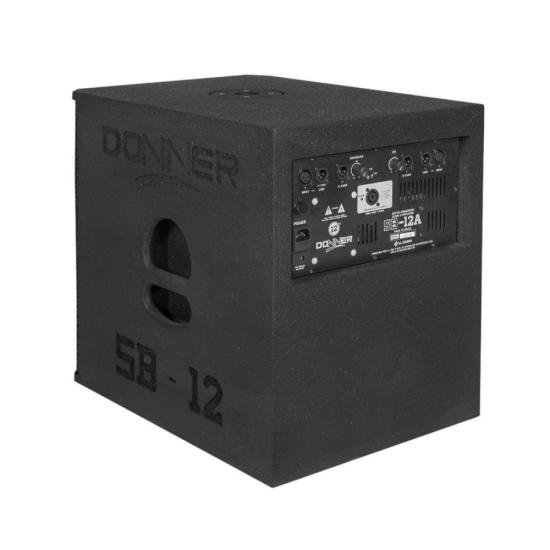 Subwoofer Ativo 12\" 500W Preto DONNER por 2.499,00 à vista no boleto/pix ou parcele em até 12x sem juros. Compre na loja Mundomax!