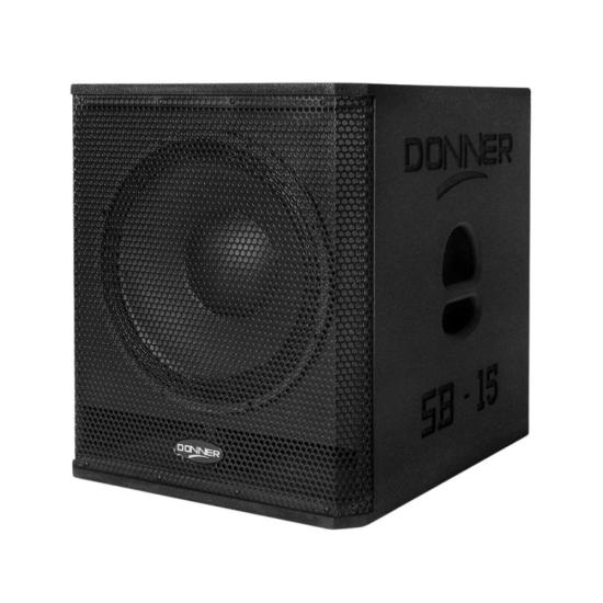 Subwoofer Ativo 15\" 625W Preto DONNER por 4.050,00 à vista no boleto/pix ou parcele em até 12x sem juros. Compre na loja Mundomax!