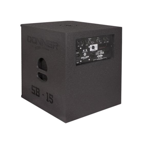 Subwoofer Ativo 15\" 625W Preto DONNER por 4.050,00 à vista no boleto/pix ou parcele em até 12x sem juros. Compre na loja Mundomax!