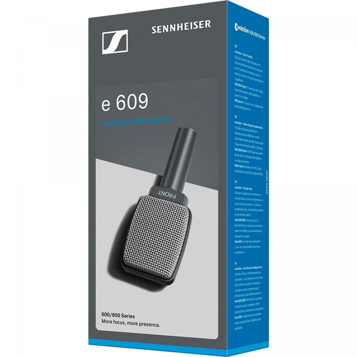 Microfone Sennheiser E609 Silver Supercardióide - Mundomax