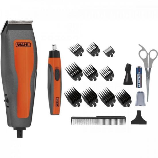 Kit de Máquina de Corte e Aparador de Pelos Wahl Cut 220V por 158,90 à vista no boleto/pix ou parcele em até 6x sem juros. Compre na loja Mundomax!