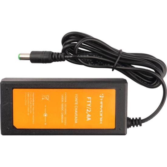 Fonte Chaveada para Teclados Yamaha HAYONIK FTY/2,4A 16V / 2,4A por 80,00 à vista no boleto/pix ou parcele em até 3x sem juros. Compre na loja Mundomax!