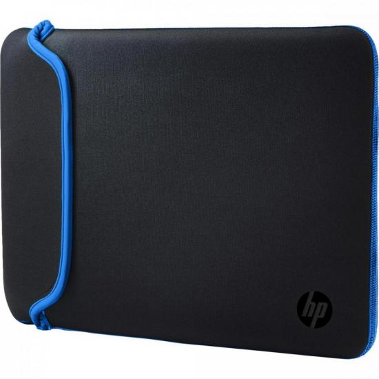 Sleeve para Notebook 14\" Neoprene Preto/Azul HP por 68,90 à vista no boleto/pix ou parcele em até 2x sem juros. Compre na loja Mundomax!