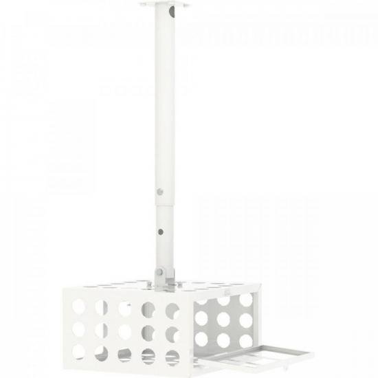 Suporte de Teto Para Projetor Multi-Gaiola Branco Multivisão por 421,00 à vista no boleto/pix ou parcele em até 10x sem juros. Compre na loja Mundomax!