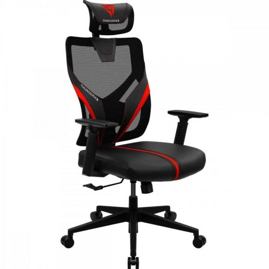 Cadeira Ergonômica ThunderX3 Yama1 Vermelha por 1.499,90 à vista no boleto/pix ou parcele em até 12x sem juros. Compre na loja Thunderx3!