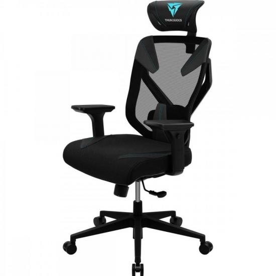 Cadeira Ergonomica Yama3 Preta/Cyan THUNDERX3 por 4.303,90 à vista no boleto/pix ou parcele em até 12x sem juros. Compre na loja Mundomax!
