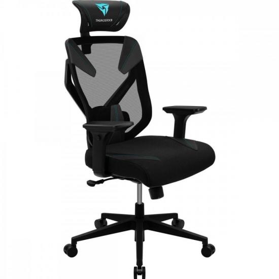 Cadeira Ergonomica Yama3 Preta/Cyan THUNDERX3 por 4.303,90 à vista no boleto/pix ou parcele em até 12x sem juros. Compre na loja Mundomax!
