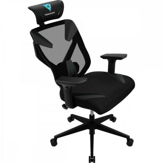 Cadeira Ergonomica Yama3 Preta/Cyan THUNDERX3 por 4.303,90 à vista no boleto/pix ou parcele em até 12x sem juros. Compre na loja Mundomax!