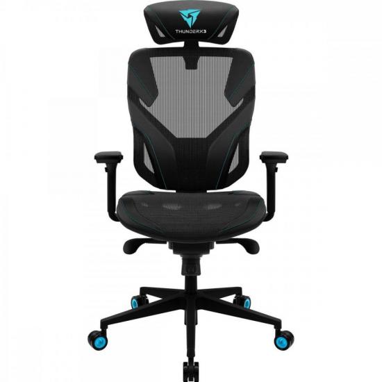 Cadeira Ergonomica Yama5 Preto/Cyan THUNDERX3 (69679)
