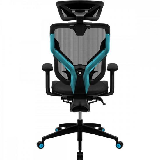 Cadeira Ergonomica Yama7 Preta/Cyan THUNDERX3 por 5.260,90 à vista no boleto/pix ou parcele em até 12x sem juros. Compre na loja Mundomax!