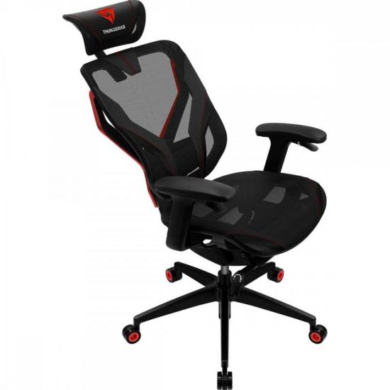 Cadeira Ergonomica Yama7 Preta/Vermelha THUNDERX3 por 0,00 à vista no boleto/pix ou parcele em até 1x sem juros. Compre na loja Mundomax!