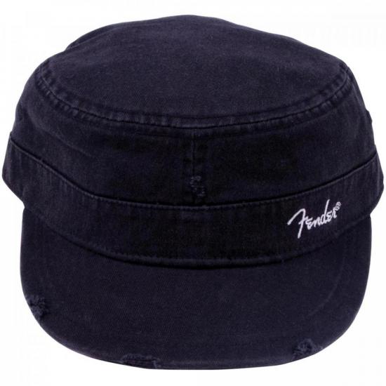 Boné FENDER Logo Military Cap \"P/M\" Preto por 107,90 à vista no boleto/pix ou parcele em até 4x sem juros. Compre na loja Mundomax!